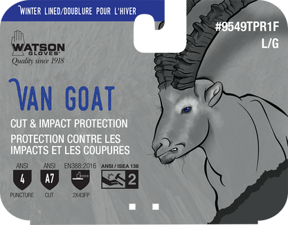 Van Goat Impact Long Cuff - Pack of 6