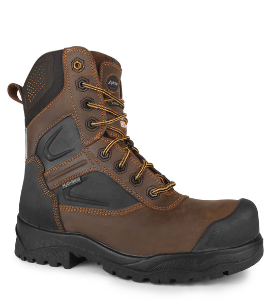 Acton Thor Men's Steel Toe Work Boots - Brown