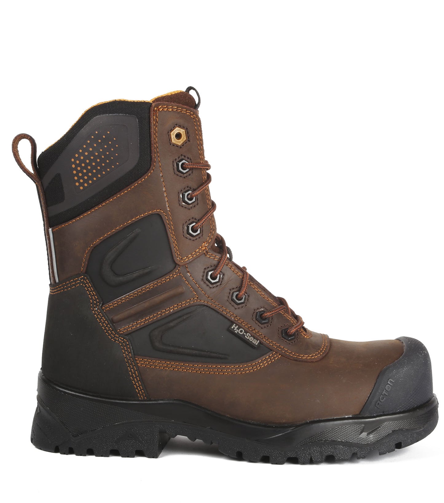 Acton Thor Men's Steel Toe Work Boots - Brown