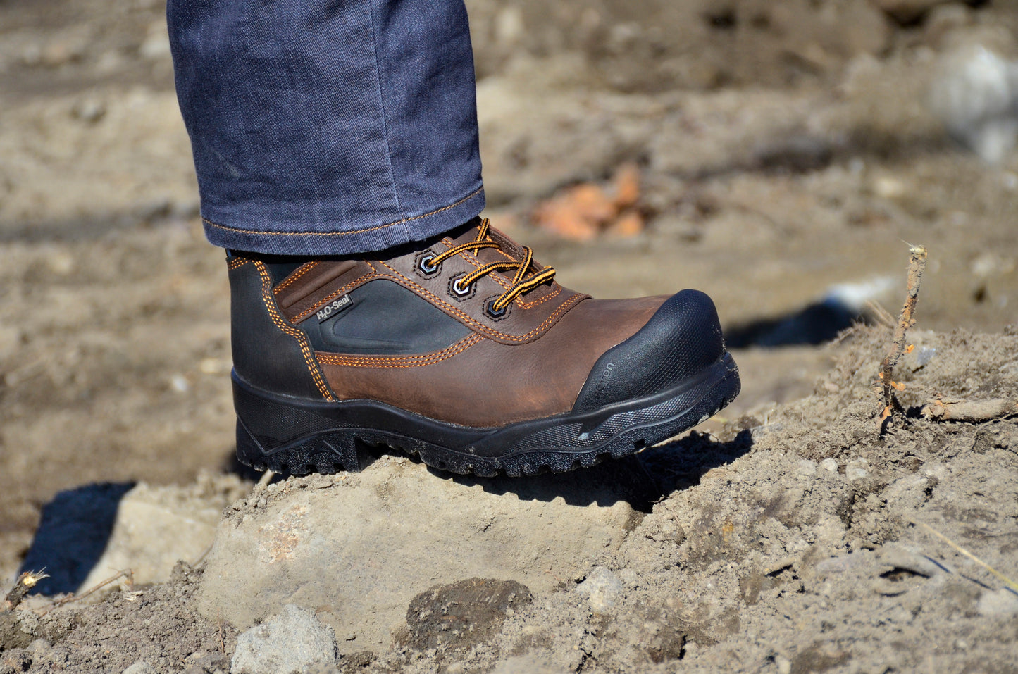 Acton Thor Men's Steel Toe Work Boots - Brown