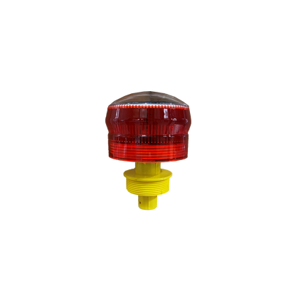 Red Solar Airport Barricade Light