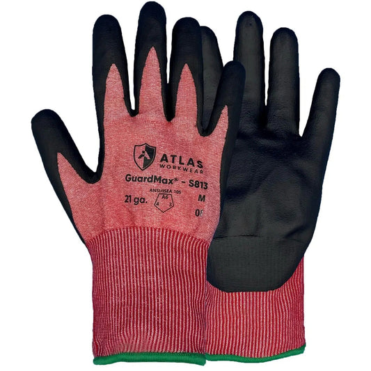 Atlas Gear GuardMax 21 ga. Nitrile Coated Glove - Dozen