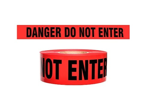 Red Danger Do Not Enter Tape 1000'
