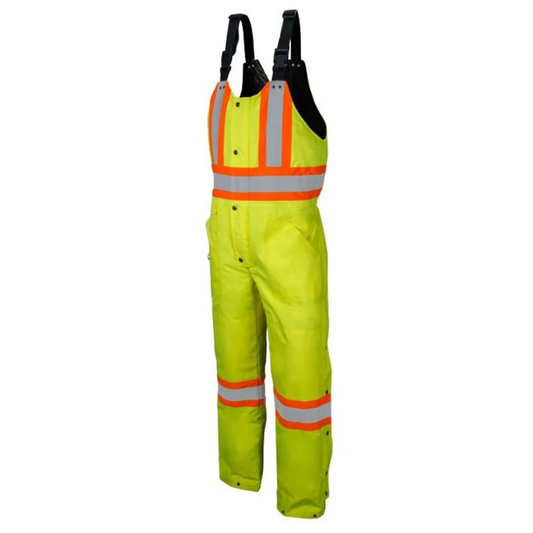 High Visibility Winter Traffic Overalls