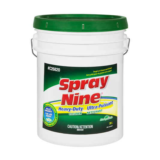 Spray Nine® Heavy-Duty Cleaner/Disinfectant, 20L Pail