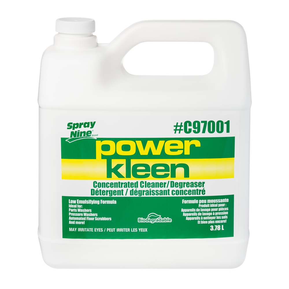 Spray Nine® Power Kleen Parts Wash Cleaner, 3.78L Jug