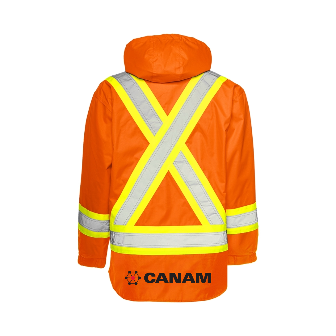 CANAM High Visibility 6-in-1 Winter Safety Parka