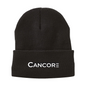 Cancore 12" Sherpa Lined Cuffed Beanie - Black