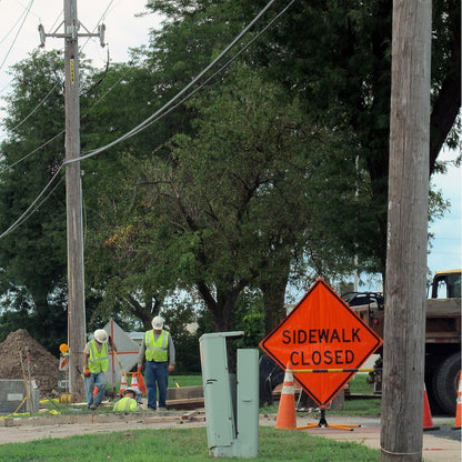 SS310 Compact Single Spring Sign Stand Steel