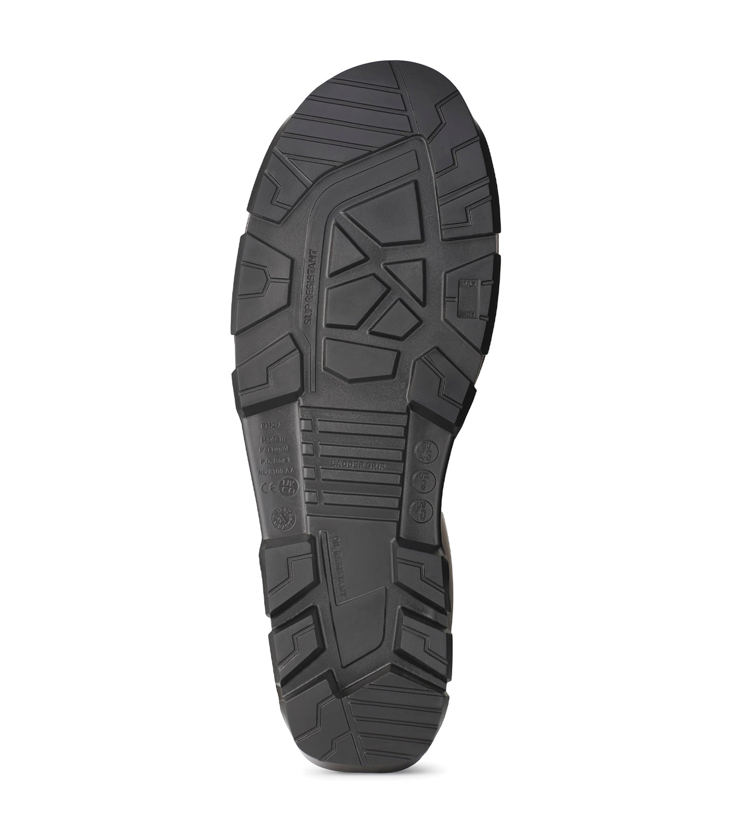Dunlop JobGUARD Full Safety Men's Rubber Work Boots - Black