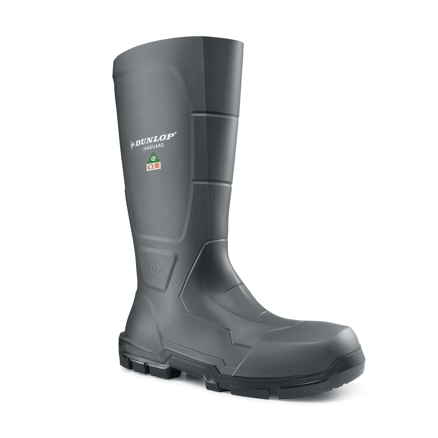 Dunlop JobGUARD Full Safety Men's Rubber Work Boots - Black