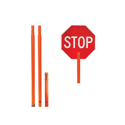 Elite PVC Flagger Pole For STOP/SLOW Signs