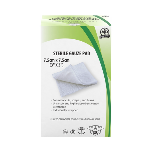 Gauze Pads, 7.5 x 7.5cm