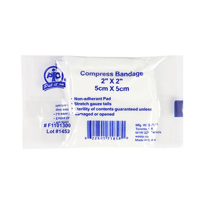 Compress Bandages, 5 x 5cm