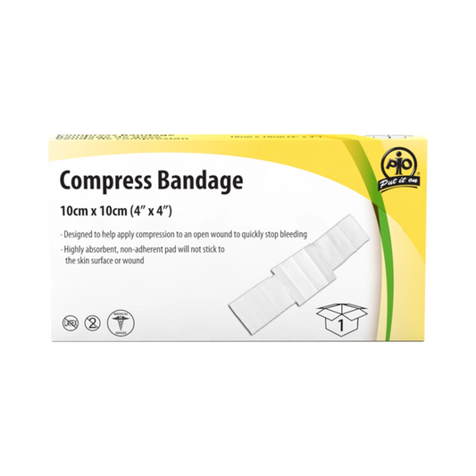 Compress Bandage, 10 x 10cm 1 per Box
