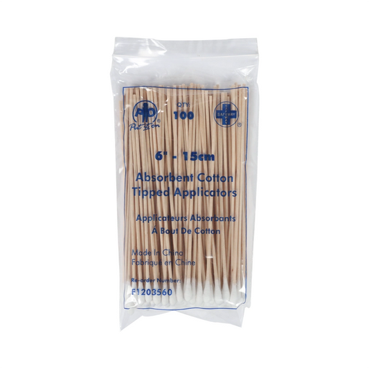 Cotton Tip Applicator 15cm Bag of 100