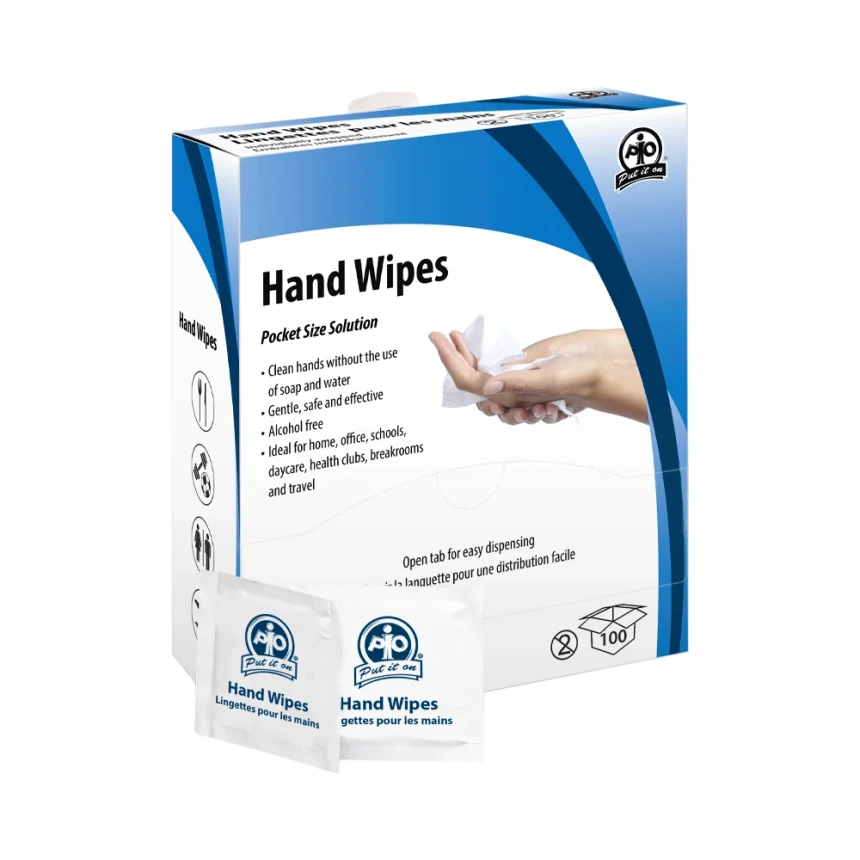Hand Cleaning Wipes Box of 100