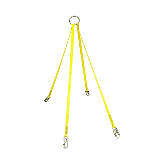 Bridle Sling w/ Metal Hooks for Wire Stretcher Basket