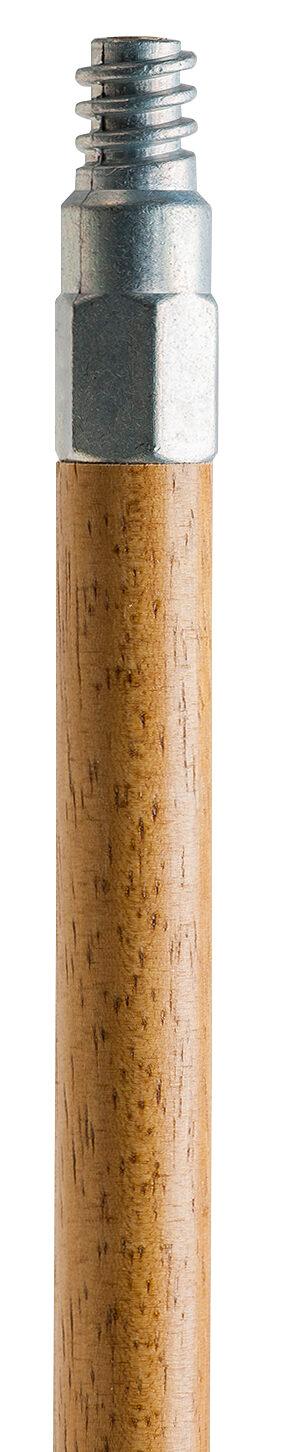 Broom Handle with Metal Thread 54 Inch