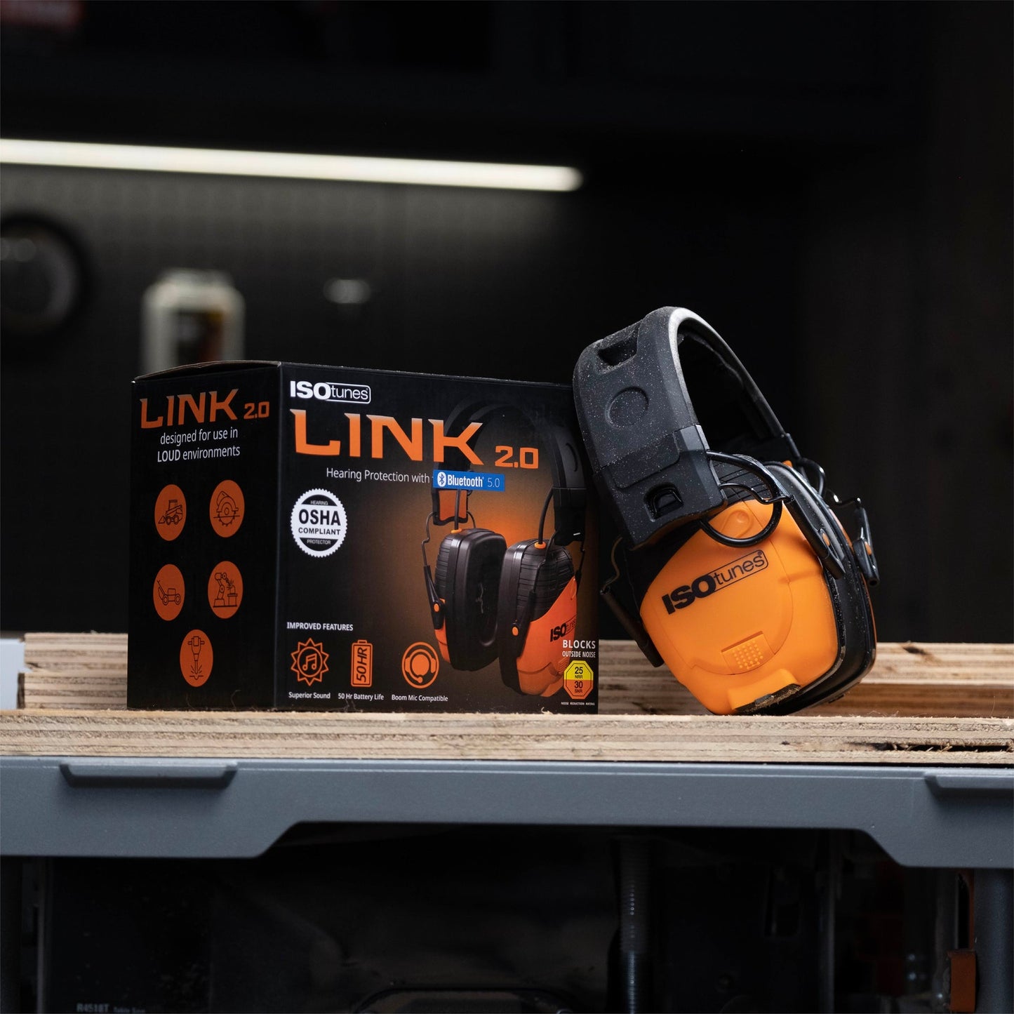 IsoTunes Wireless Link 2.0  Safety Earmuffs with Bluetooth