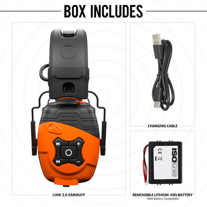 IsoTunes Wireless Link 2.0  Safety Earmuffs with Bluetooth