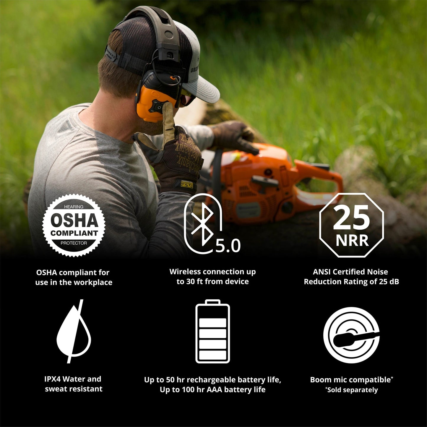 IsoTunes Wireless Link 2.0  Safety Earmuffs with Bluetooth