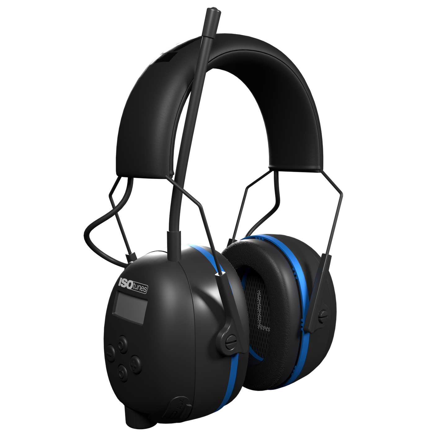 IsoTunes Wireless Safety Air Defender Safety Earmuffs with Bluetooth and AM/FM
