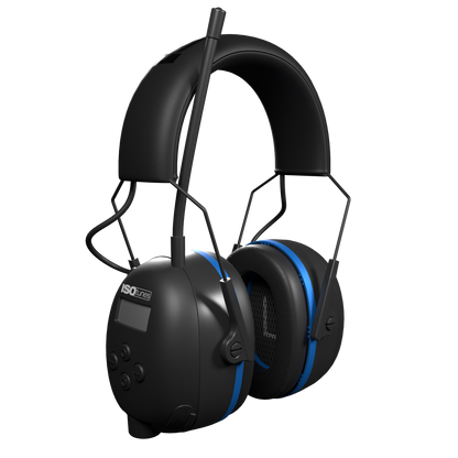 IsoTunes Wireless Safety Air Defender Safety Earmuffs with Bluetooth and AM/FM