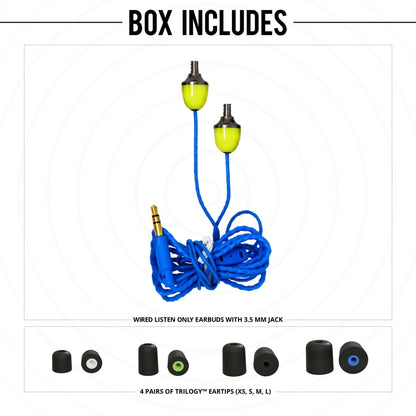 Wired Isotune Earbuds Listen Only