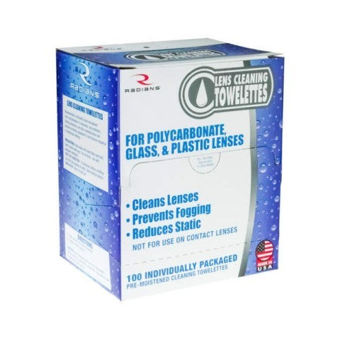 Lens Cleaning Towelettes 100 Pack