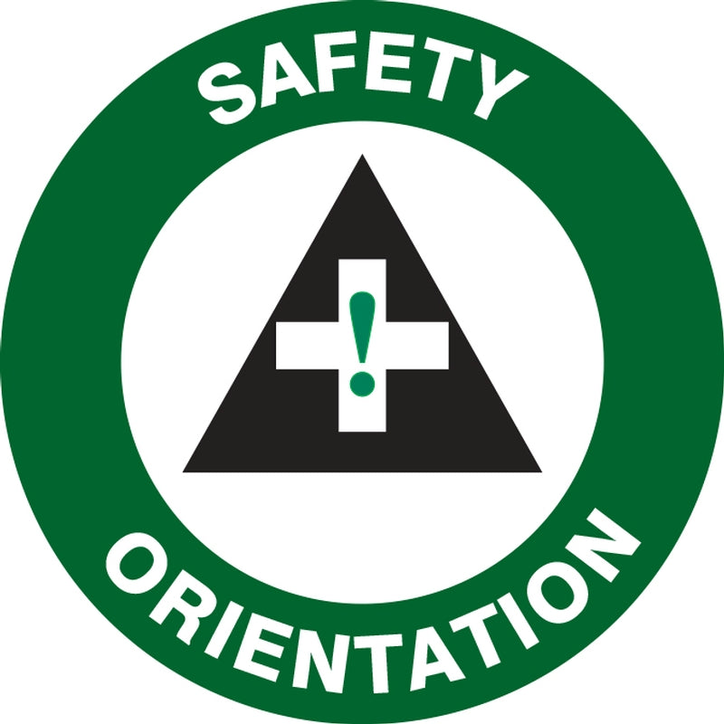 Custom Hard Hat Orientation Stickers