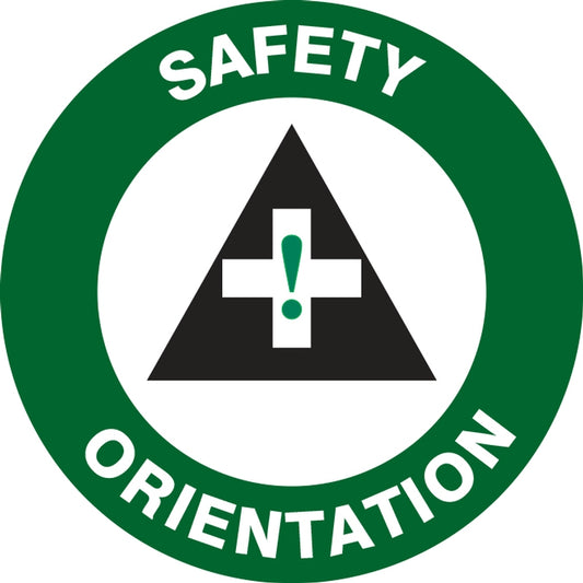 Custom Hard Hat Orientation Stickers