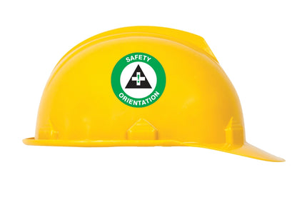 Custom Hard Hat Orientation Stickers