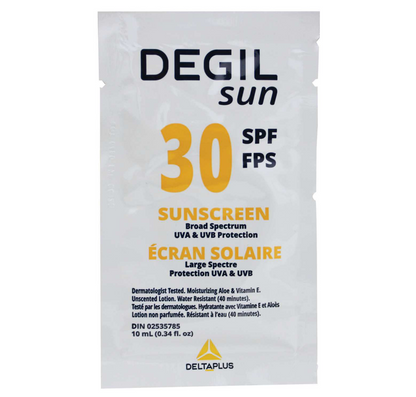 SPF 30 Sunscreen 3in x 5in Packette