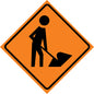 Man at Work Roll-Up Sign