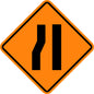 Merge Right Roll-Up Sign