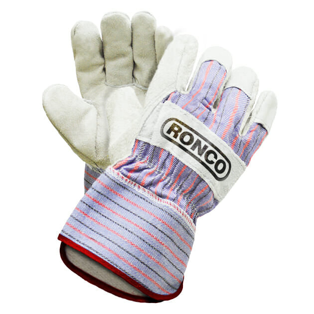 Iceberg Split Leather Winter Gloves, Fleece Lined, Pack of 6