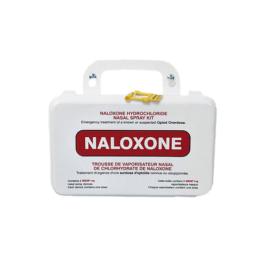 NALOXONE KIT (w/NARCAN), 10 UNIT PLASTIC BOX