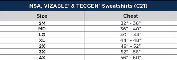 Sizing Chart