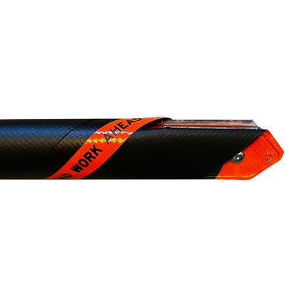 Plasticade Canada Right Lane Closed Ahead (TC-3R) Roll-Up Traffic Sign - Non Reflective Vinyl Roll-Up with Legend Identification - supplynow.ca