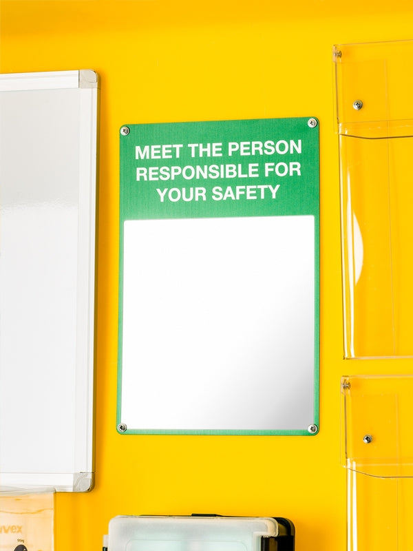 Risk Assessment And Method Statements (RAMS) Board Sign Color : Yellow