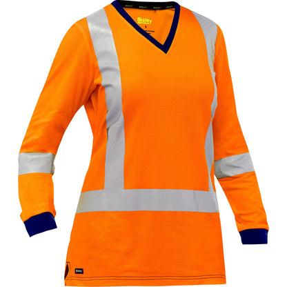 Bisley ANSI Type R Class 3 Women's Long Sleeve Shirt with X-Back
