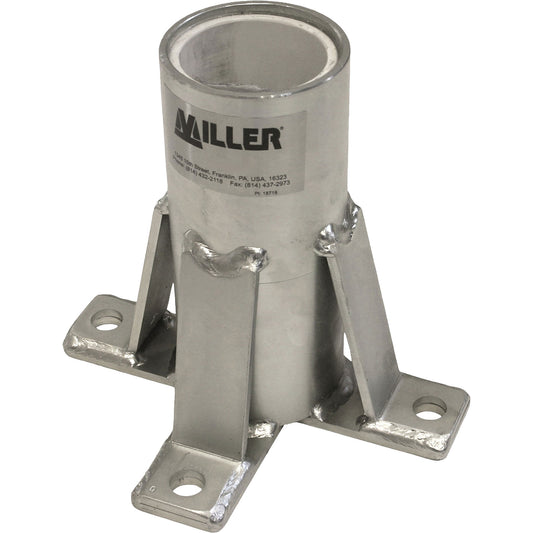 Miller DH-7SS/ Floor Mount Sleeve, Stainless Steel Anthracite Fall Protection
