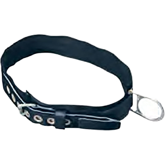 Miller 3NA Single D-Ring Body Belt with 3-in Back Pad Black Fall Protection