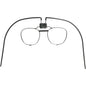 North 760024 Metal Spring Spectacle Kit (No Lenses) - Compatible with 5400 Series Full Facepieces Black Respiratory Safety
