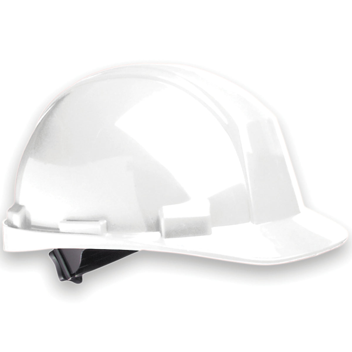 North A89R Type II, Cap Style Hard Hat with HDPE Shell, 4-Point Textile Suspension and Wheel Ratchet Adjustment White Head Protection