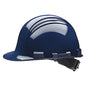 North A89R Type II, Cap Style Hard Hat with HDPE Shell, 4-Point Textile Suspension and Wheel Ratchet Adjustment Navy Head Protection