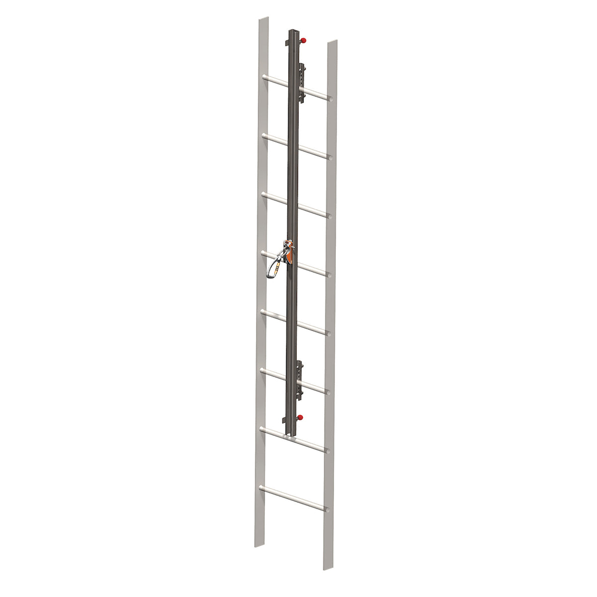 Miller GS0030 Vertical Height Access Ladder System Kit, Stainless Steel, 30 Feet Silver Fall Protection