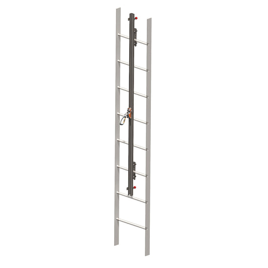 Miller GS0030 Vertical Height Access Ladder System Kit, Stainless Steel, 30 Feet Silver Fall Protection