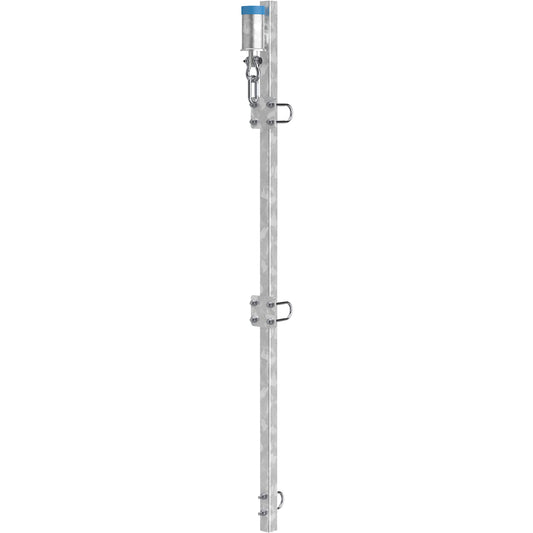 Miller TRTB Anchor Top Bracket, Galvanized Steel Silver Fall Protection
